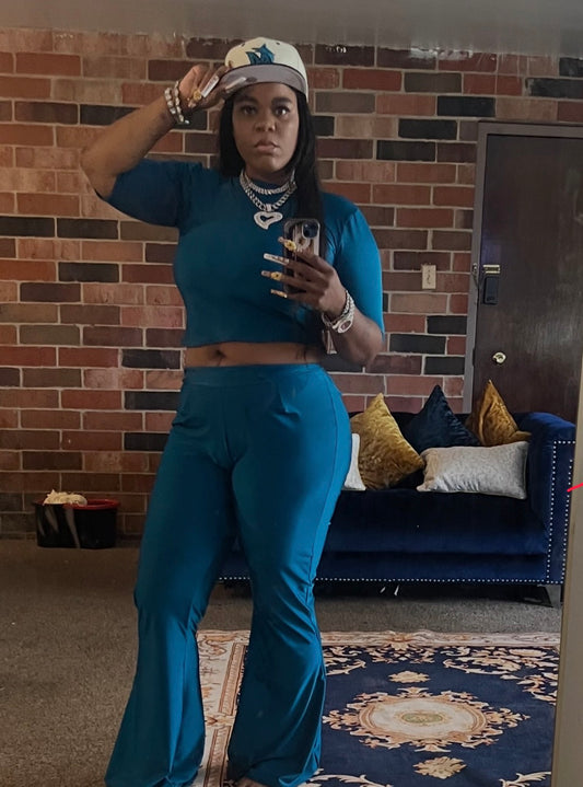 Signature bell bottoms (teal)